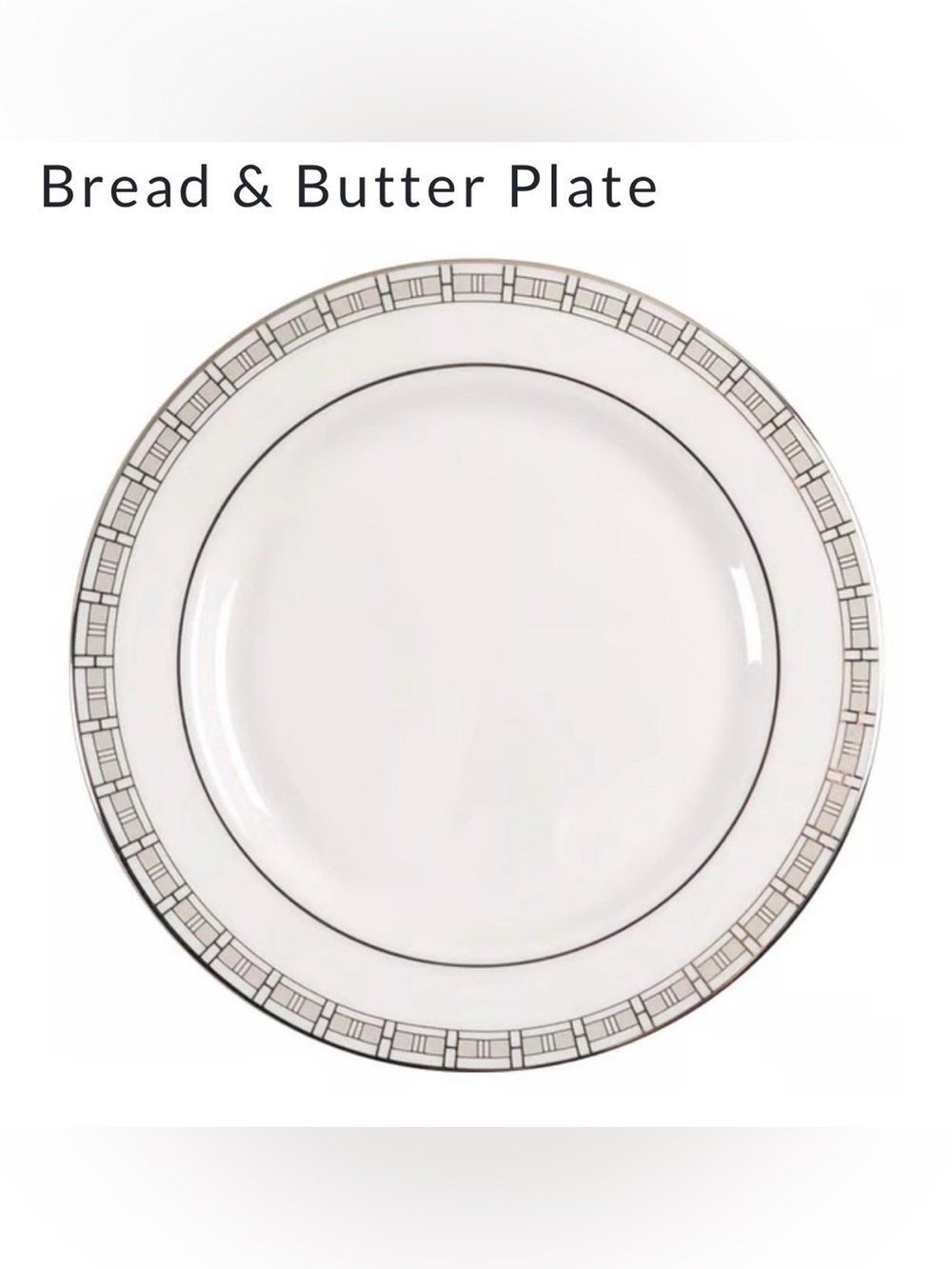 EUC Lenox Timeless bread and butter plate